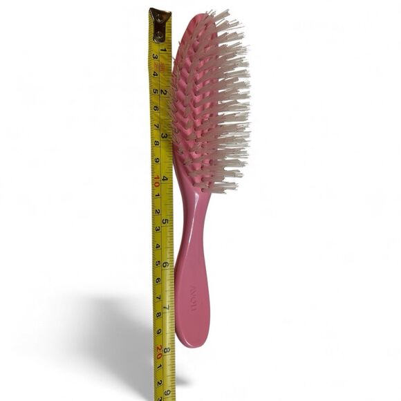 Avon Vintage Pink Flair Hair Brush Clear Bristles 8” - Picture 6 of 6